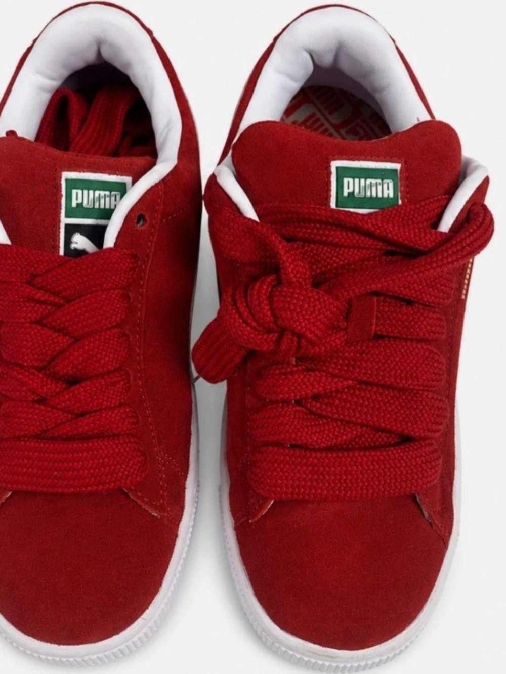 PUMA Suede XL Red White Sneakers Men’s Size 6.5 395205-03